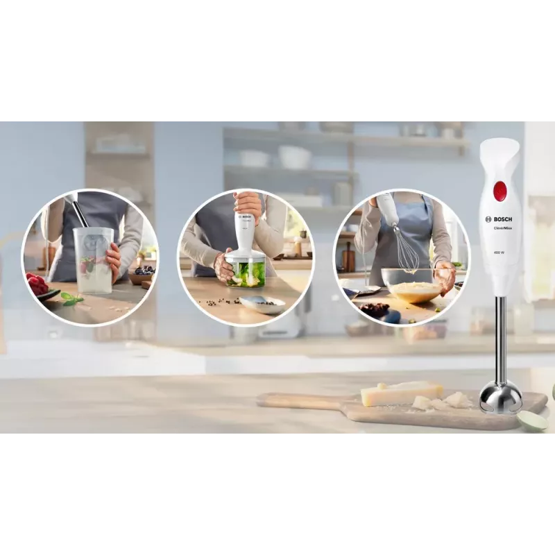 Bosch MSM24500 panardintuvas 400 W Raudona, Balta