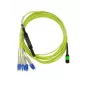 Šviesolaidinis kabelis BlueOptics MTP-4LC-S7.5M-BO 4x LC InfiniBand 7,5 m Žalias