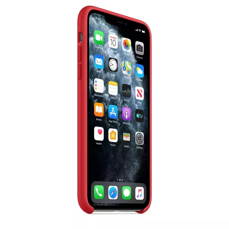 Apple MWYV2ZM/A Silikoninis dėklas iPhone 11 Pro Max Raudonas