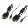 StarTech.com 5 m aukštos raiškos VGA laidas su garsu, koaksialinis, HD15 M/M