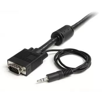 StarTech.com 5 m aukštos raiškos VGA laidas su garsu, koaksialinis, HD15 M/M