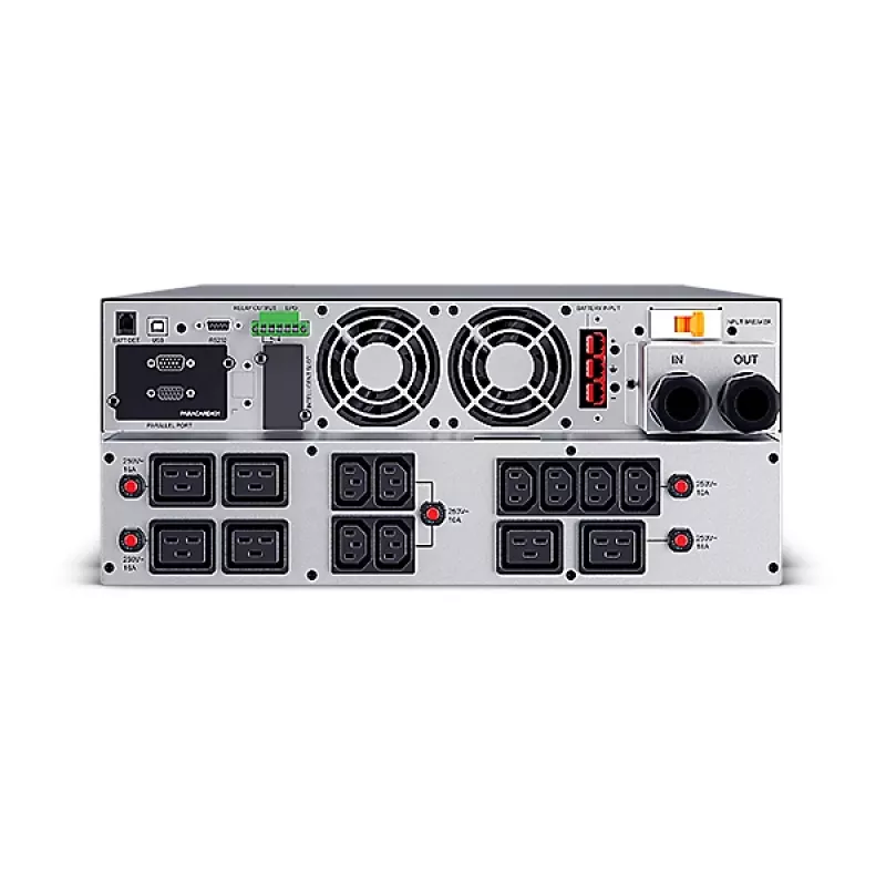CyberPower OLS4KERT4UA-IEC nepertraukiamo maitinimo šaltinis (UPS) Dvigubo konvertavimo (Online) 4 kVA 3800 W 15 AC lizdų