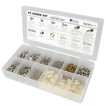 StarTech.com Deluxe Assortment PC Screw Kit – varžtų, veržlių ir tarpiklių rinkinys