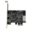 StarTech.com 2 prievadų PCI Express (PCIe) SuperSpeed USB 3.0 kortelės adapteris su UASP – LP4 maitinimas