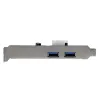 StarTech.com 2 prievadų PCI Express (PCIe) SuperSpeed USB 3.0 kortelės adapteris su UASP – LP4 maitinimas