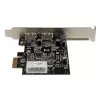 StarTech.com 2 prievadų PCI Express (PCIe) SuperSpeed USB 3.0 kortelės adapteris su UASP – LP4 maitinimas