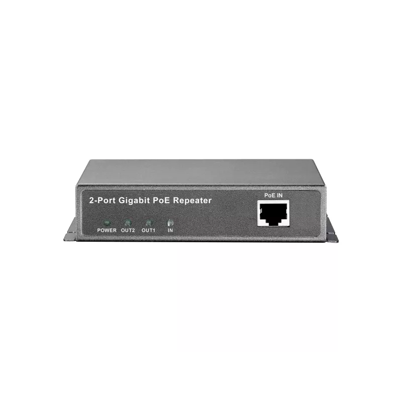 LevelOne Gigabit PoE kartotuvas, kaskadinis, 2 PoE išėjimai