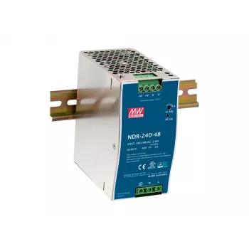 LevelOne POW-4851 pramoninis maitinimo šaltinis 48V DC, 240W, DIN bėgelis, PoE paruoštas
