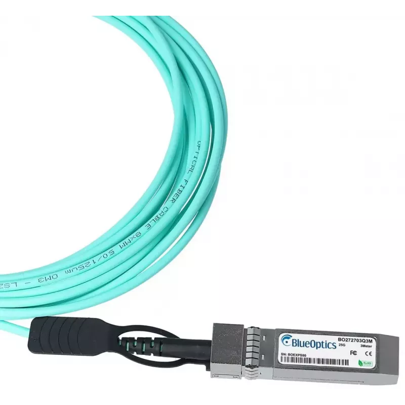 BlueOptics Q9S68A-BO InfiniBand / šviesolaidinis kabelis 5 m SFP28 Aqua