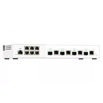 QNAP QSW-M2106-4C tinklo jungiklis Managed L2 2.5G Ethernet (100/1000/2500) Baltas