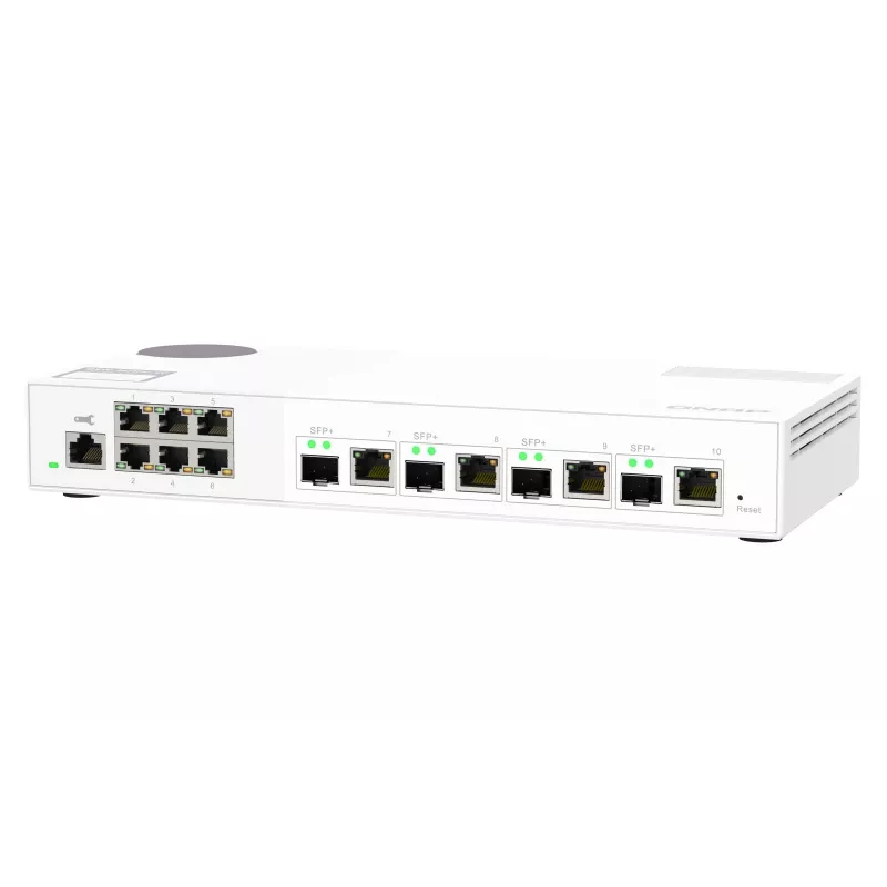 QNAP QSW-M2106-4C tinklo jungiklis Managed L2 2.5G Ethernet (100/1000/2500) Baltas