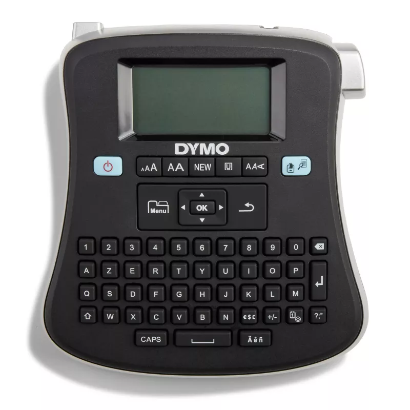 DYMO LabelManager 210D+ – etikečių spausdintuvas, AZERTY, D1, terminis perkėlimas, 180 x 180 DPI, 12 mm/s, juodas/sidabrinis