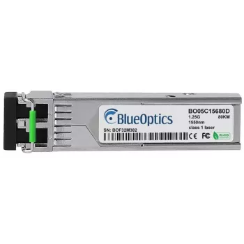 SFP siųstuvas-imtuvas BlueOptics S-55DLC80D-BO 1250 Mbit/s vienmodis