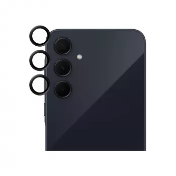 PanzerGlass SAFE. Apsauginis fotoaparato lęšio stikliukas juodas, skirtas Samsung Galaxy A35 5G