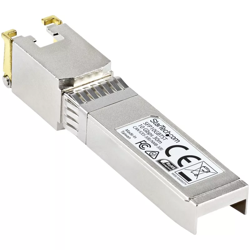 StarTech.com MSA suderinamas SFP+ siųstuvas-imtuvas - 10GBASE-T, varinis, RJ45, 30 m