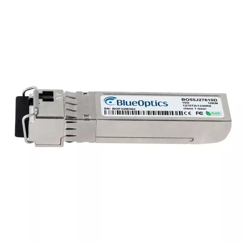 SFP+ šviesolaidinis siųstuvas-imtuvas BLUEOPTICS SFP10G-BX1270-BO, 10 Gbit/s, 3,3 V, metalinis korpusas