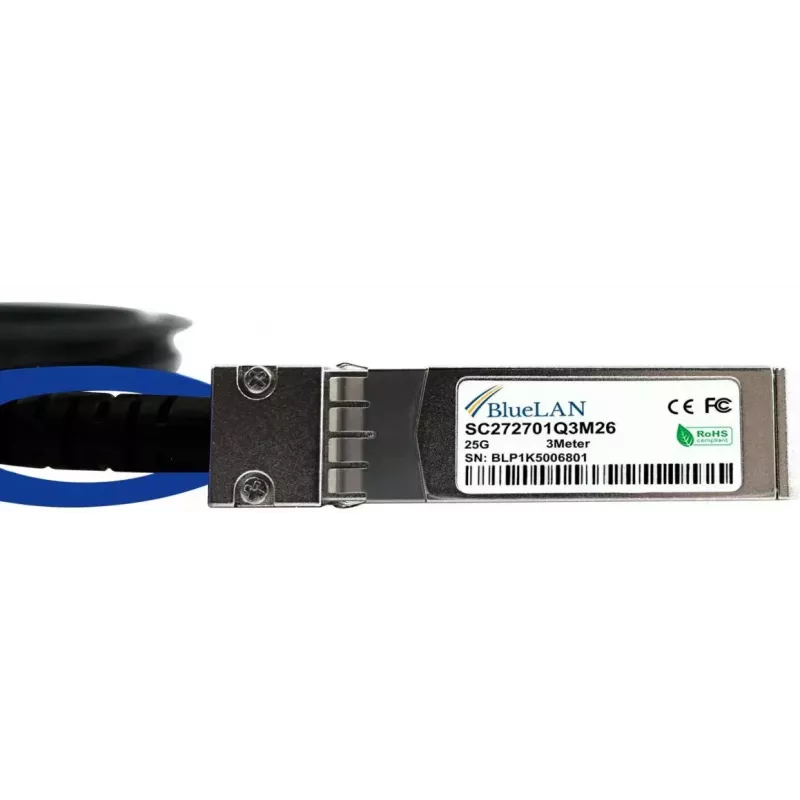 SFP28 DAC kabelis BlueOptics SFP28-DAC-3M-VA 3m Vyriškas/Vyriškas