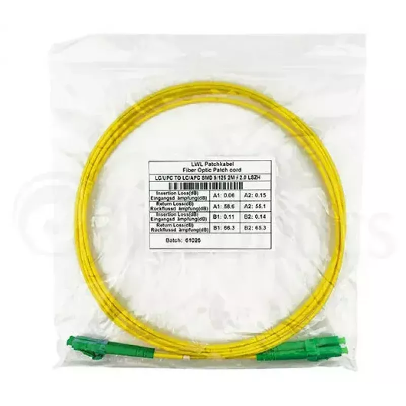 BlueOptics SFP3131BU10MM InfiniBand šviesolaidinis kabelis 10 m LC/APC-LC/APC geltonas