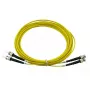 Skaidulinės optikos kabelis BlueOptics SFP3333BU7.5MK 7,5 m ST Geltonas