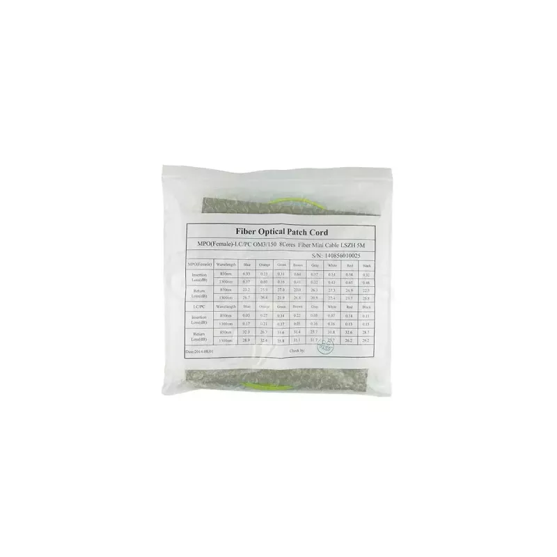 BlueOptics SFP5141BU7.5MKB InfiniBand šviesolaidinis atšakos kabelis 7,5 m MPO/APC 4xLC/UPC