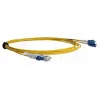 Skaidulinės optikos kabelis BlueOptics SFP9131BU1MK CS LC OS2 1 m Geltonas