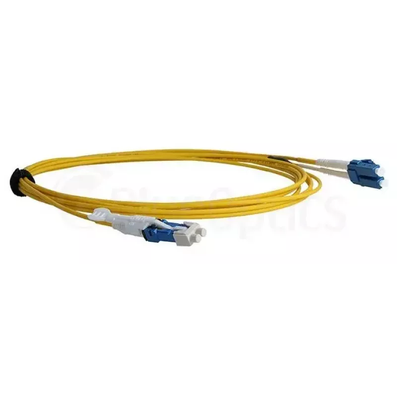 Skaidulinės optikos kabelis BlueOptics SFP9131BU1MK CS LC OS2 1 m Geltonas