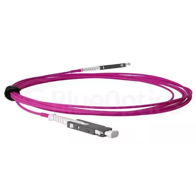 Skiemeninis optinis kabelis BlueOptics SFP9331FU2MK SN LC OM4 2 m Violetinė