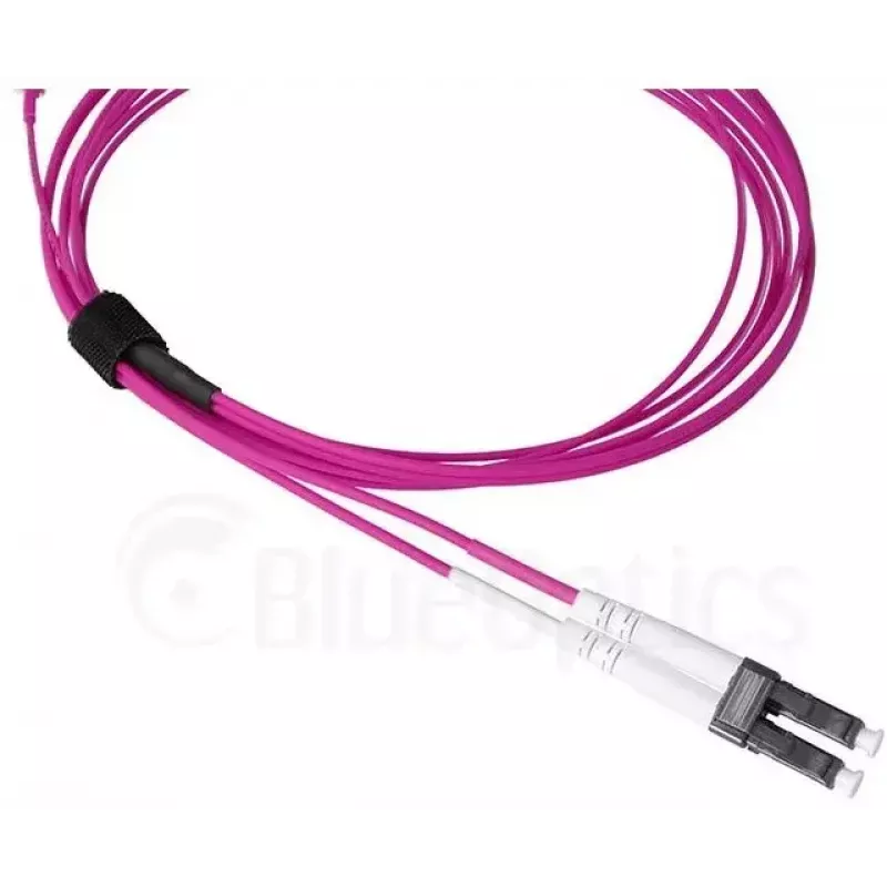 Skiemeninis optinis kabelis BlueOptics SFP9331FU2MK SN LC OM4 2 m Violetinė