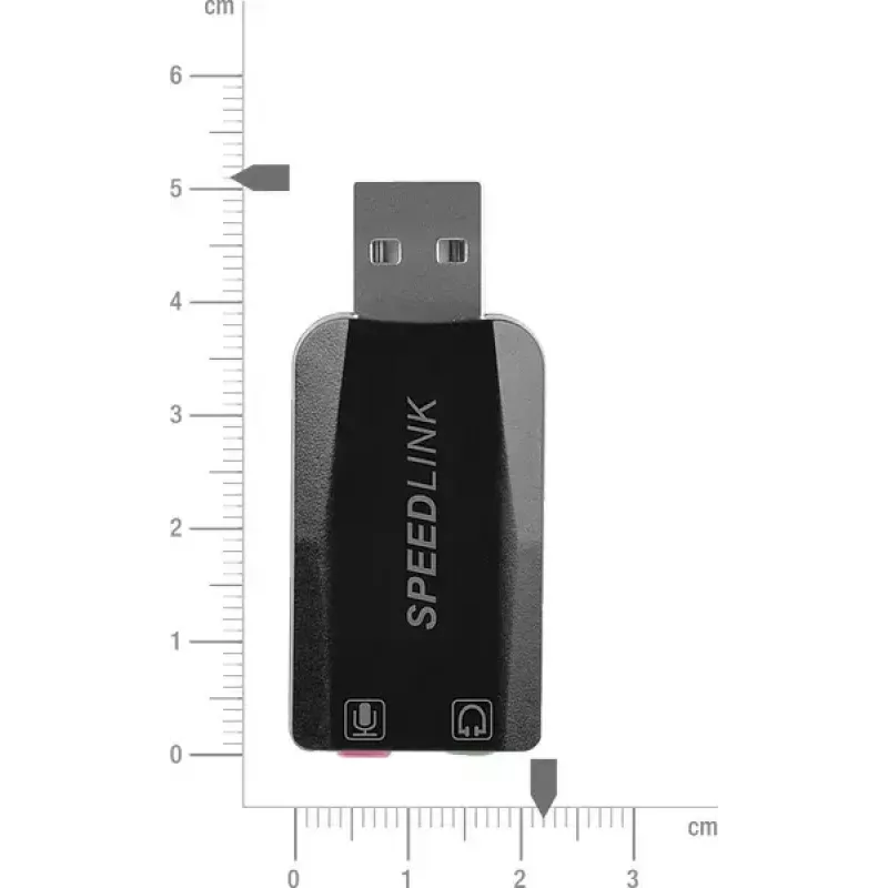 USB garso adapteris / USB Hub Speedlink VIGO SL-8850-BK-01