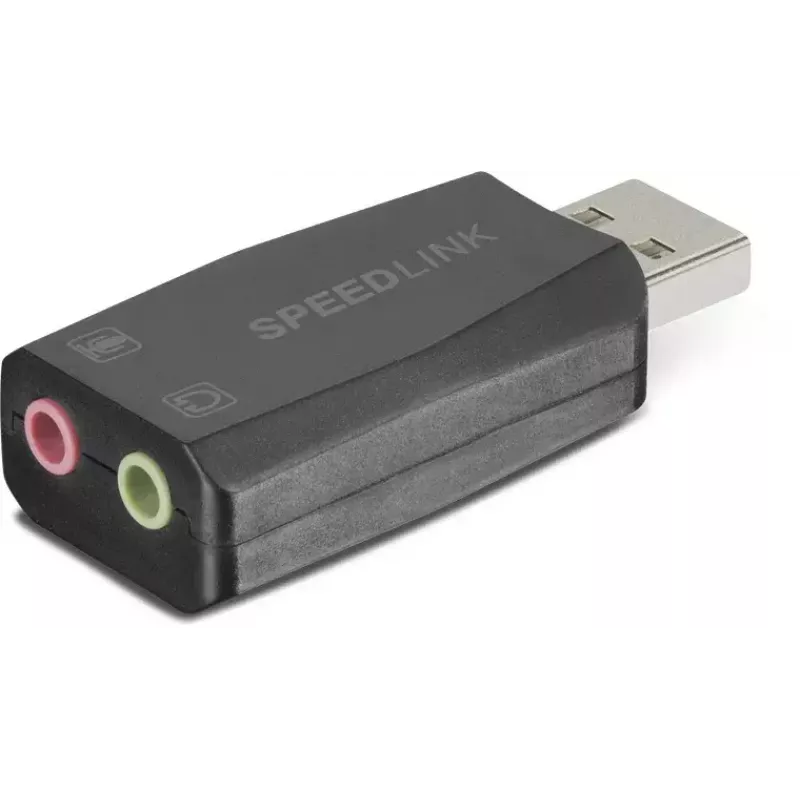USB garso adapteris / USB Hub Speedlink VIGO SL-8850-BK-01