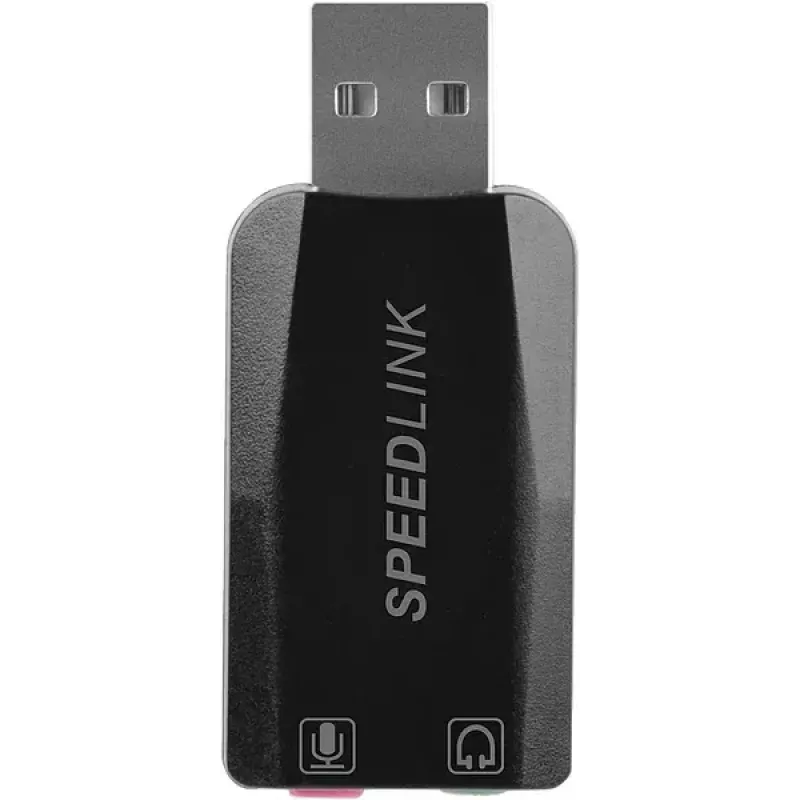 USB garso adapteris / USB Hub Speedlink VIGO SL-8850-BK-01