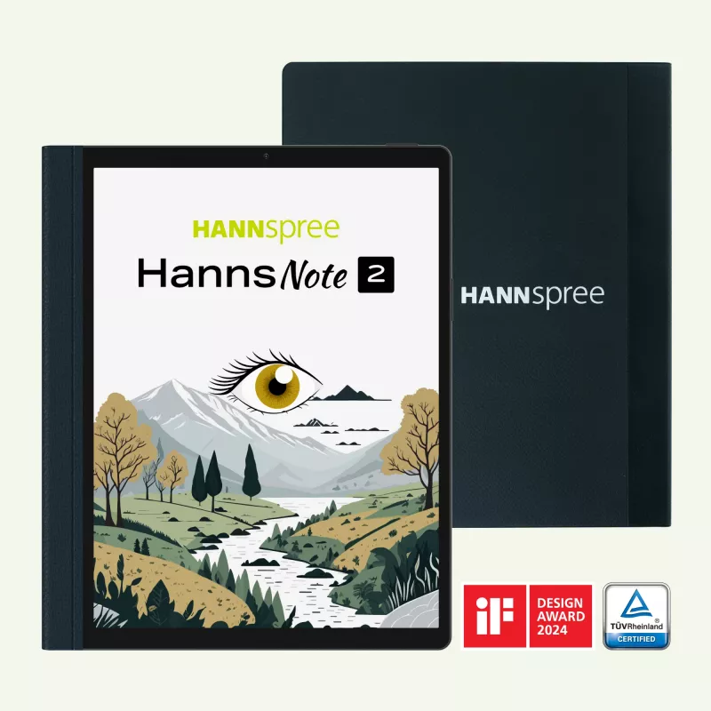 Hannspree HannsNote2 elektroninė knygų skaityklė su liečiamuoju ekranu 64 GB Wi-Fi Juoda