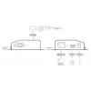 ATEN 1 prievado RS-232 Secure Device Server su PoE, 10/100Base-T(X), 210 g