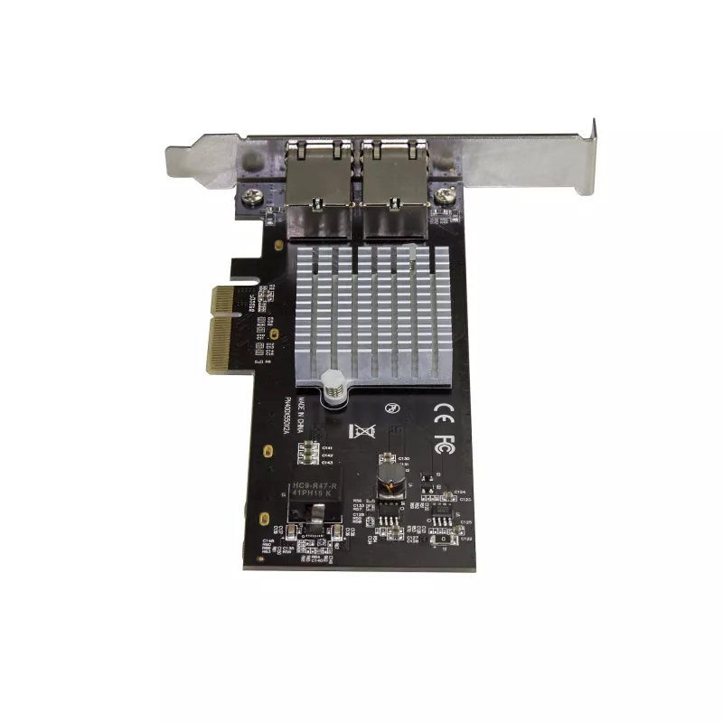 StarTech.com dviejų prievadų 10G PCIe tinklo adapterio plokštė - Intel X550AT 10GBASE-T ir NBASE-T PCI Express tinklo sąsajos adapteris 10/5/2.5/1GbE kelių gigabitų Ethernet 5 greičių NIC LAN kortelė