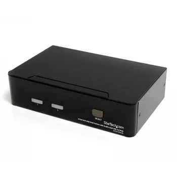 StarTech.com SV231DVIUA 2 prievadų DVI USB KVM jungiklis su garsu ir USB 2.0 šakotuvu
