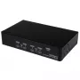 StarTech.com 4 prievadų USB DisplayPort KVM jungiklis su garsu, 3840 x 2400 pikselių, juodas
