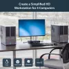 StarTech.com 4 prievadų USB DisplayPort KVM jungiklis su garsu, 3840 x 2400 pikselių, juodas