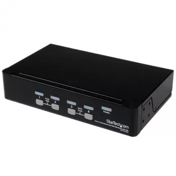StarTech.com SV431DUSBU 4 prievadų 1U stovo USB KVM jungiklis su OSD, 1920 x 1440 pikselių