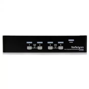 StarTech.com SV431DUSBU 4 prievadų 1U stovo USB KVM jungiklis su OSD, 1920 x 1440 pikselių