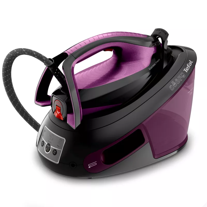 Tefal Express Vision SV8152 2800 W 1,8 l Durilium AirGlide Autoclean padas Violetinė, Juoda