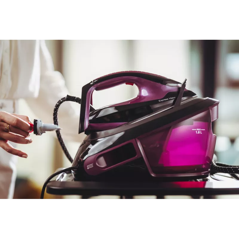 Tefal Express Vision SV8152 2800 W 1,8 l Durilium AirGlide Autoclean padas Violetinė, Juoda