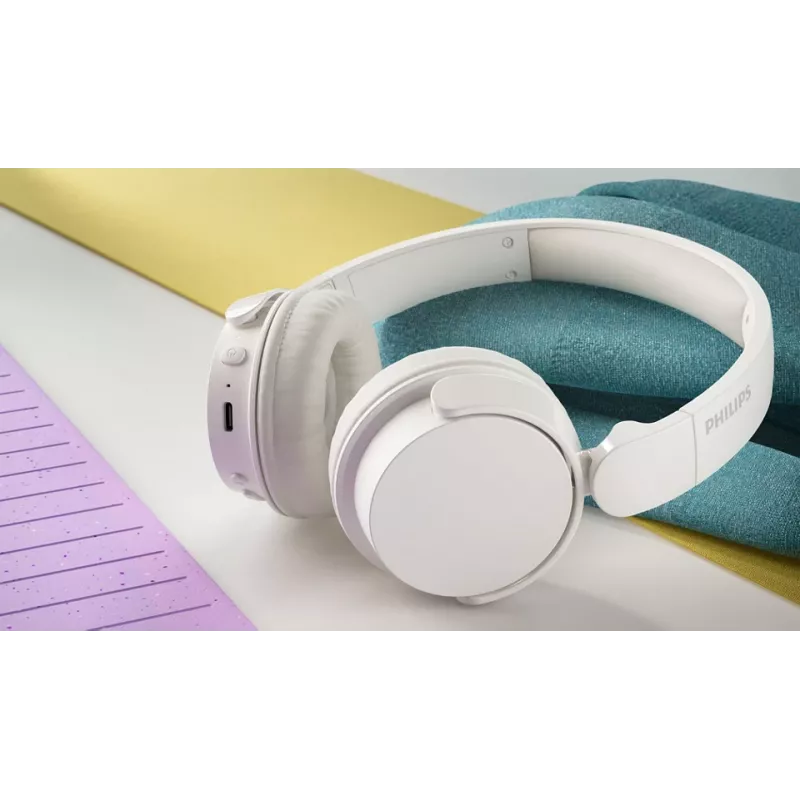 Philips 4000 serijos TAH4209WT/00 belaidės ausinės ant ausų, baltos