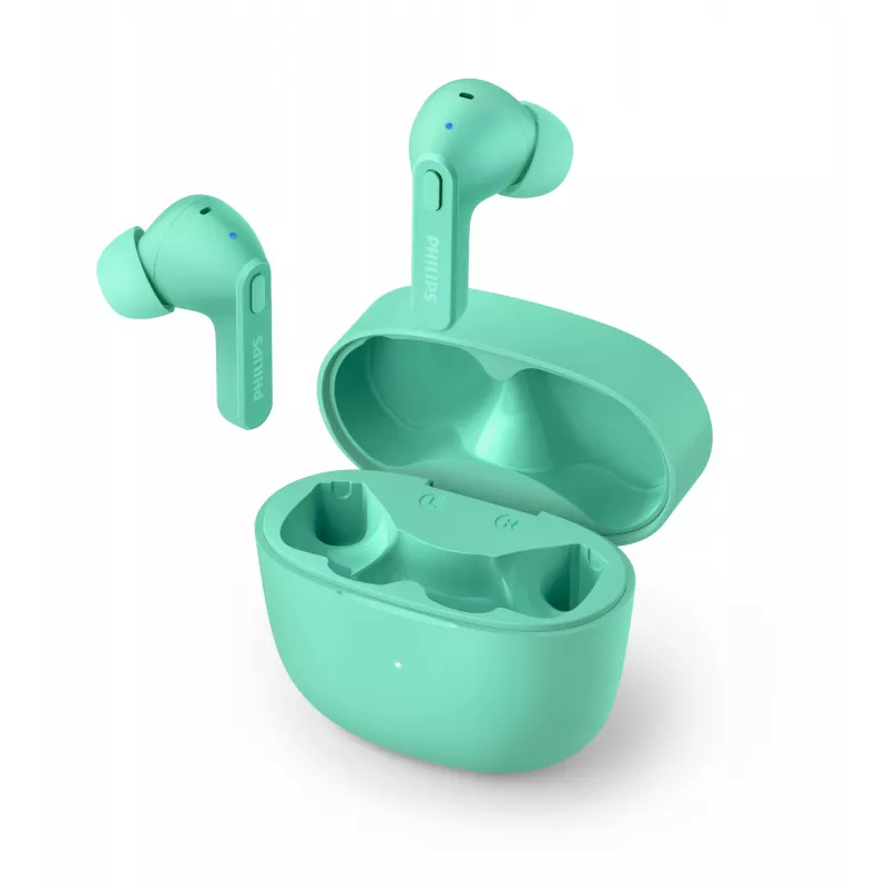 Philips 2000 serijos TAT2206GR/00 belaidės ausinės True Wireless Stereo (TWS) į ausį Skambučiai/Muzika Bluetooth Turkio spalvos