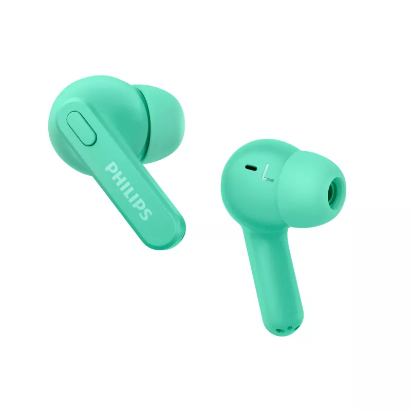 Philips 2000 serijos TAT2206GR/00 belaidės ausinės True Wireless Stereo (TWS) į ausį Skambučiai/Muzika Bluetooth Turkio spalvos