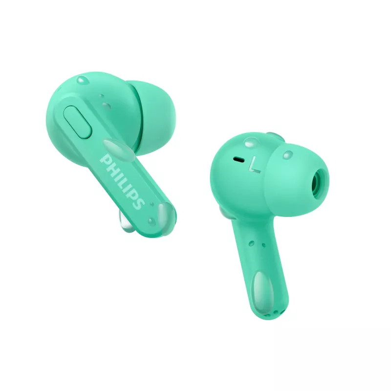 Philips 2000 serijos TAT2206GR/00 belaidės ausinės True Wireless Stereo (TWS) į ausį Skambučiai/Muzika Bluetooth Turkio spalvos