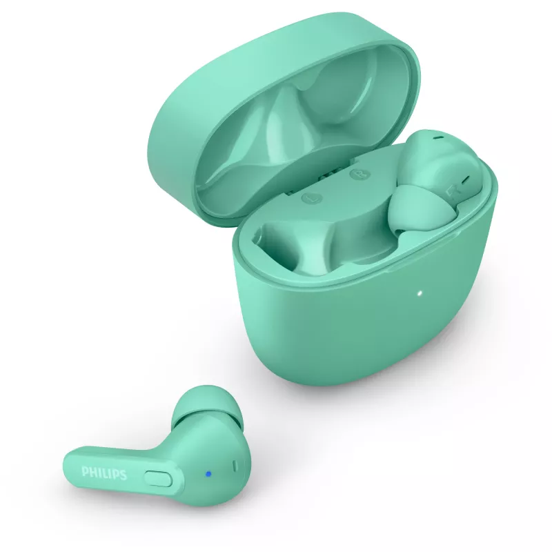 Philips 2000 serijos TAT2206GR/00 belaidės ausinės True Wireless Stereo (TWS) į ausį Skambučiai/Muzika Bluetooth Turkio spalvos