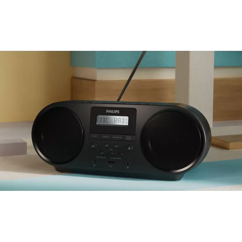 Philips TAZ6000/10 CD grotuvas, nešiojamas, juodas