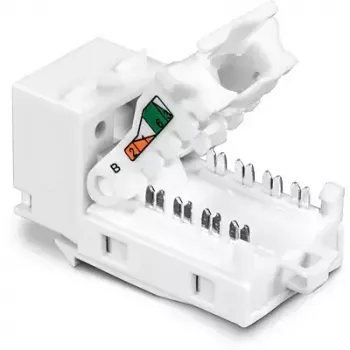 Keystone modulis Trendnet TC-K50C6 Cat6, 50 vnt., įrankio nereikalaujantis, baltas