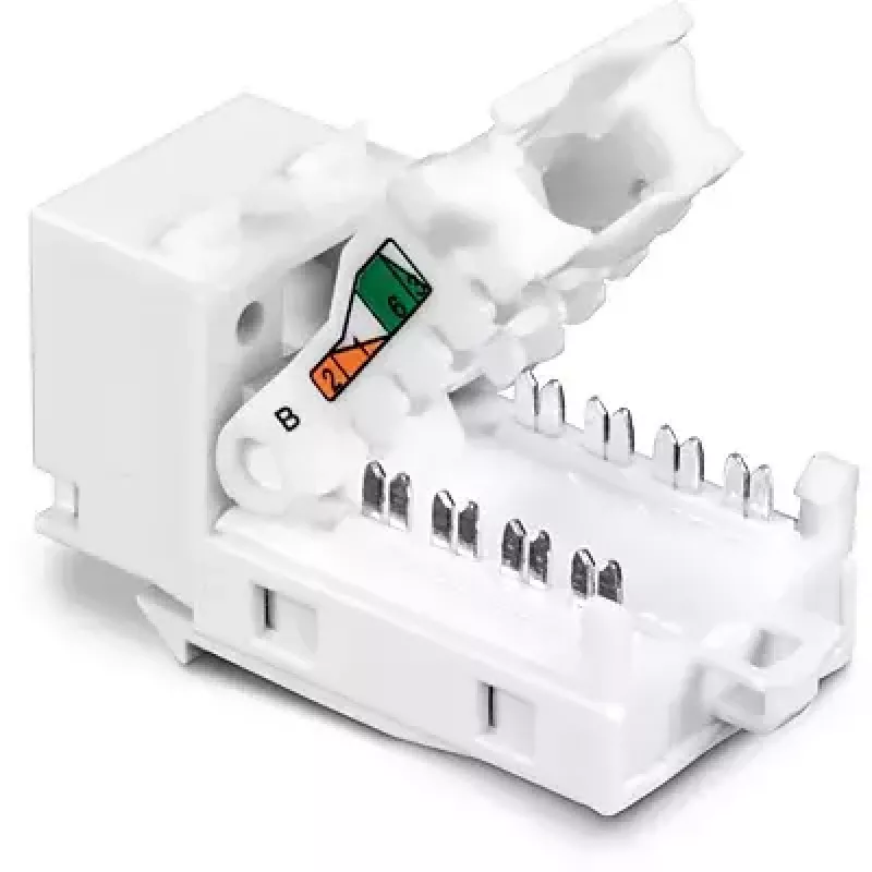 Keystone modulis Trendnet TC-K50C6 Cat6, 50 vnt., įrankio nereikalaujantis, baltas