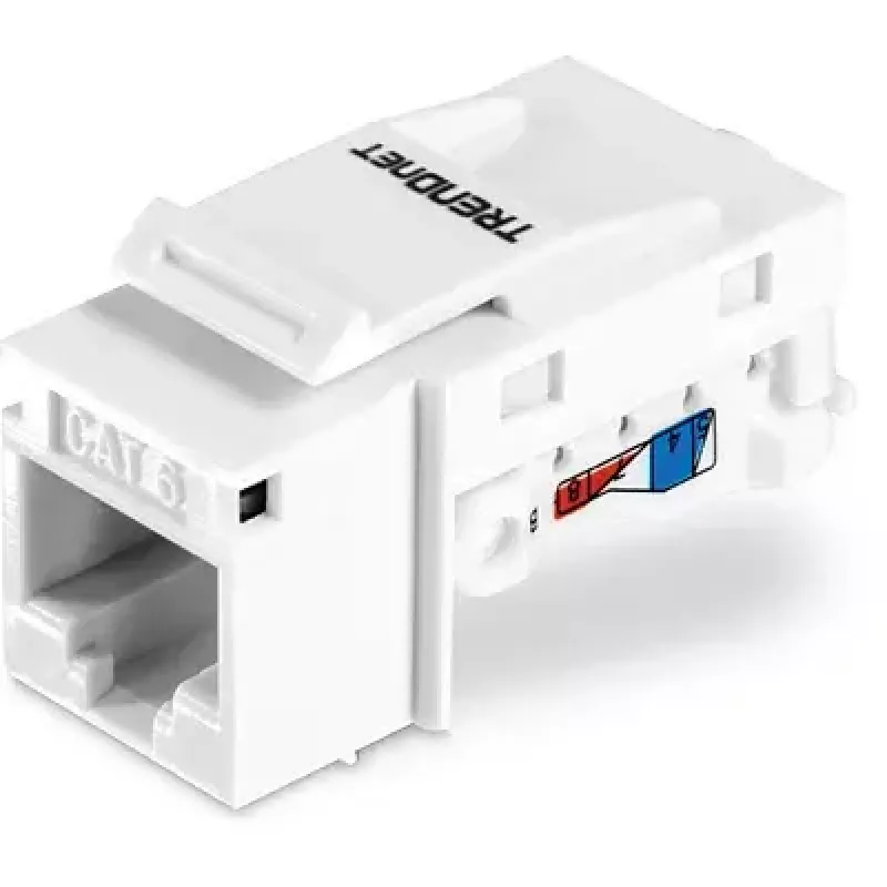 Keystone modulis Trendnet TC-K50C6 Cat6, 50 vnt., įrankio nereikalaujantis, baltas